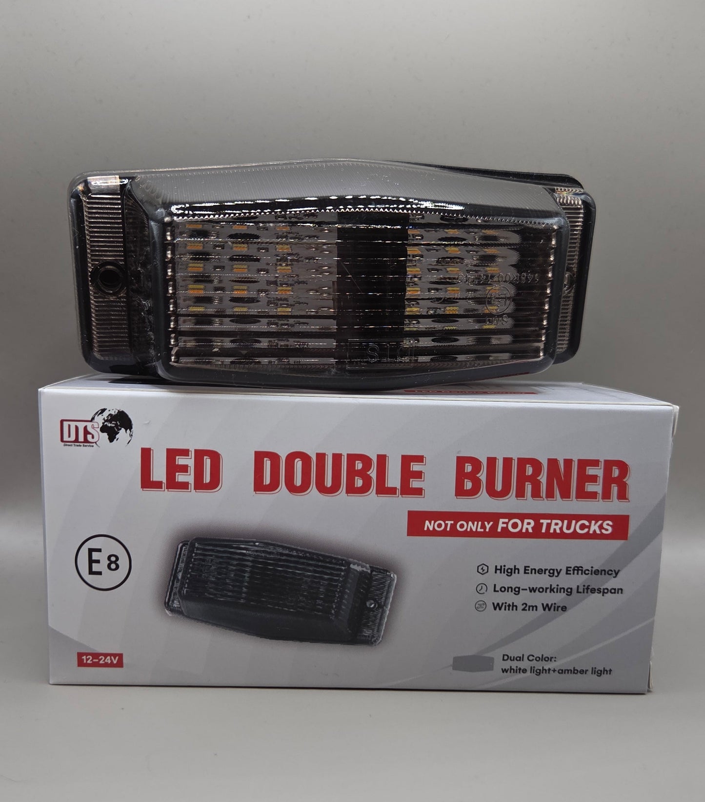 LED Double Burner 12-24V (Smoked)
