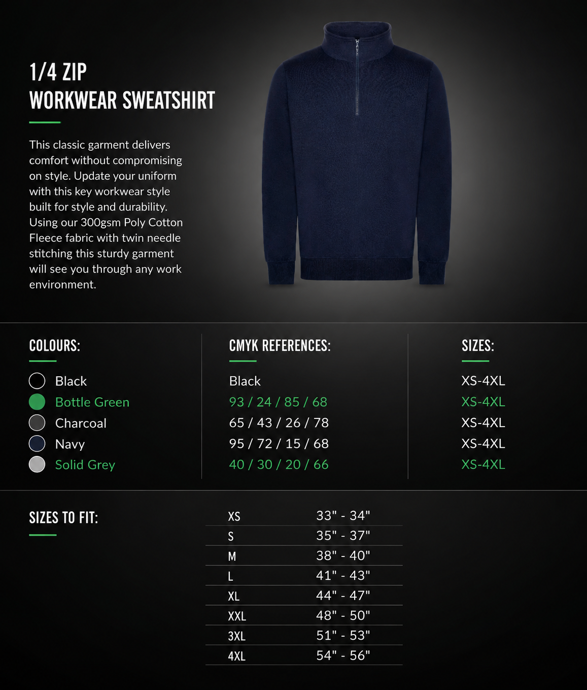 Charcoal 1/4 Zip