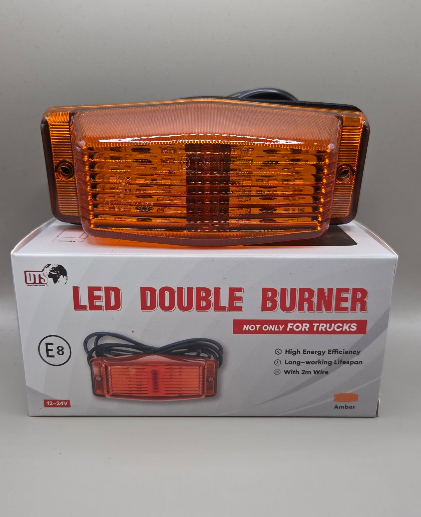 LED Double Burner 12-24V (Amber)