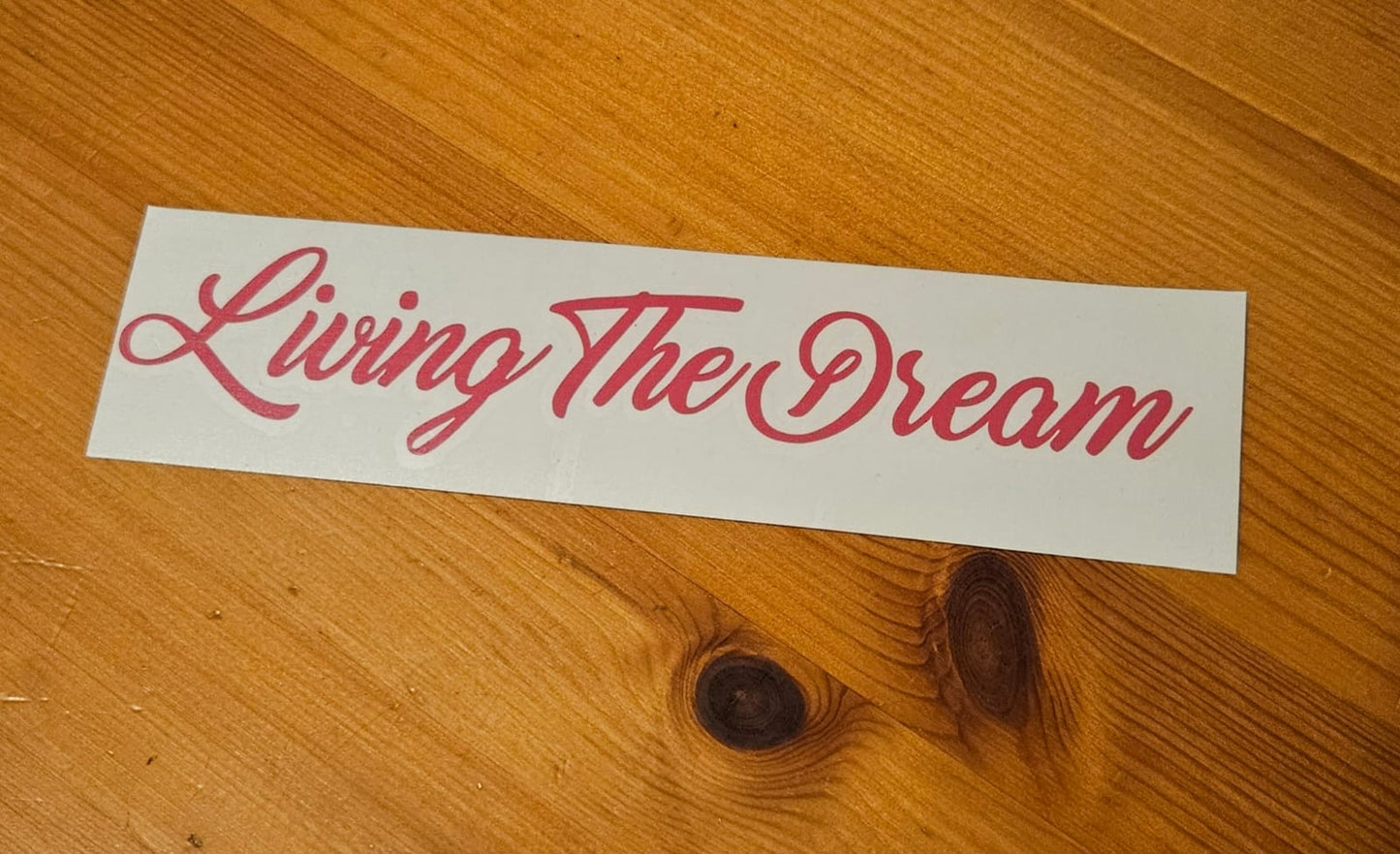 Living the Dream Decal
