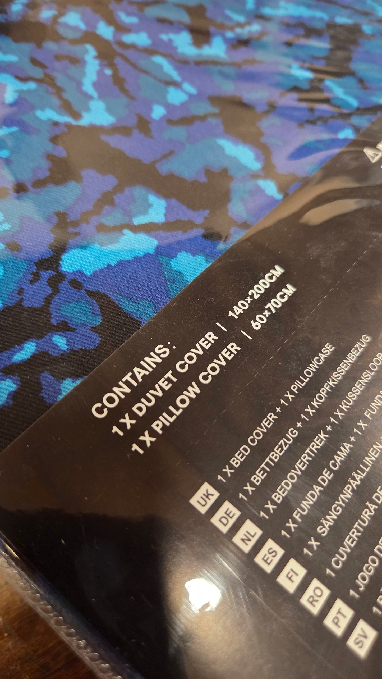 Danish Plush Blue Bed Cover 140cm x 200cm (Single)