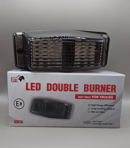 LED Double Burner 12-24V (Smoked)