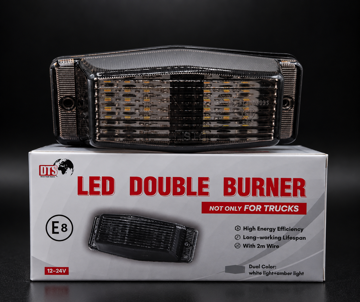 LED Dual Double Burner 12-24V (Smoked)