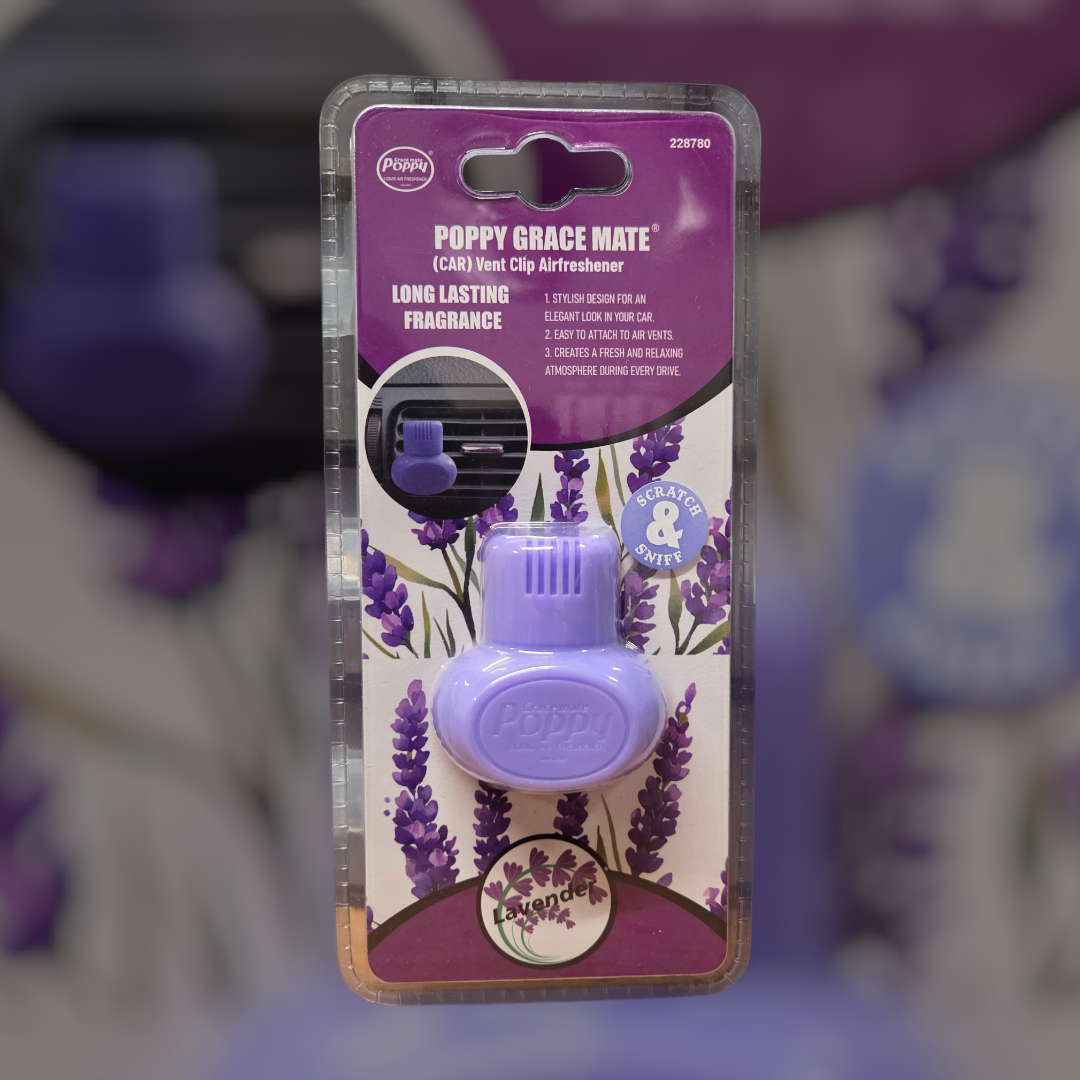Air Vent Poppy Air Freshner