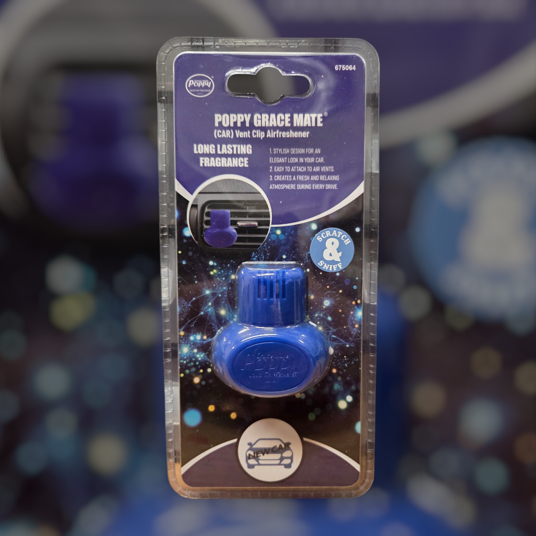 Air Vent Poppy Air Freshner