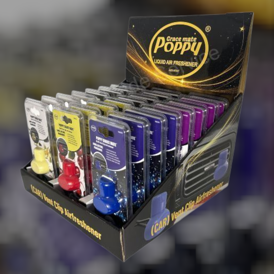 Air Vent Poppy Air Freshner