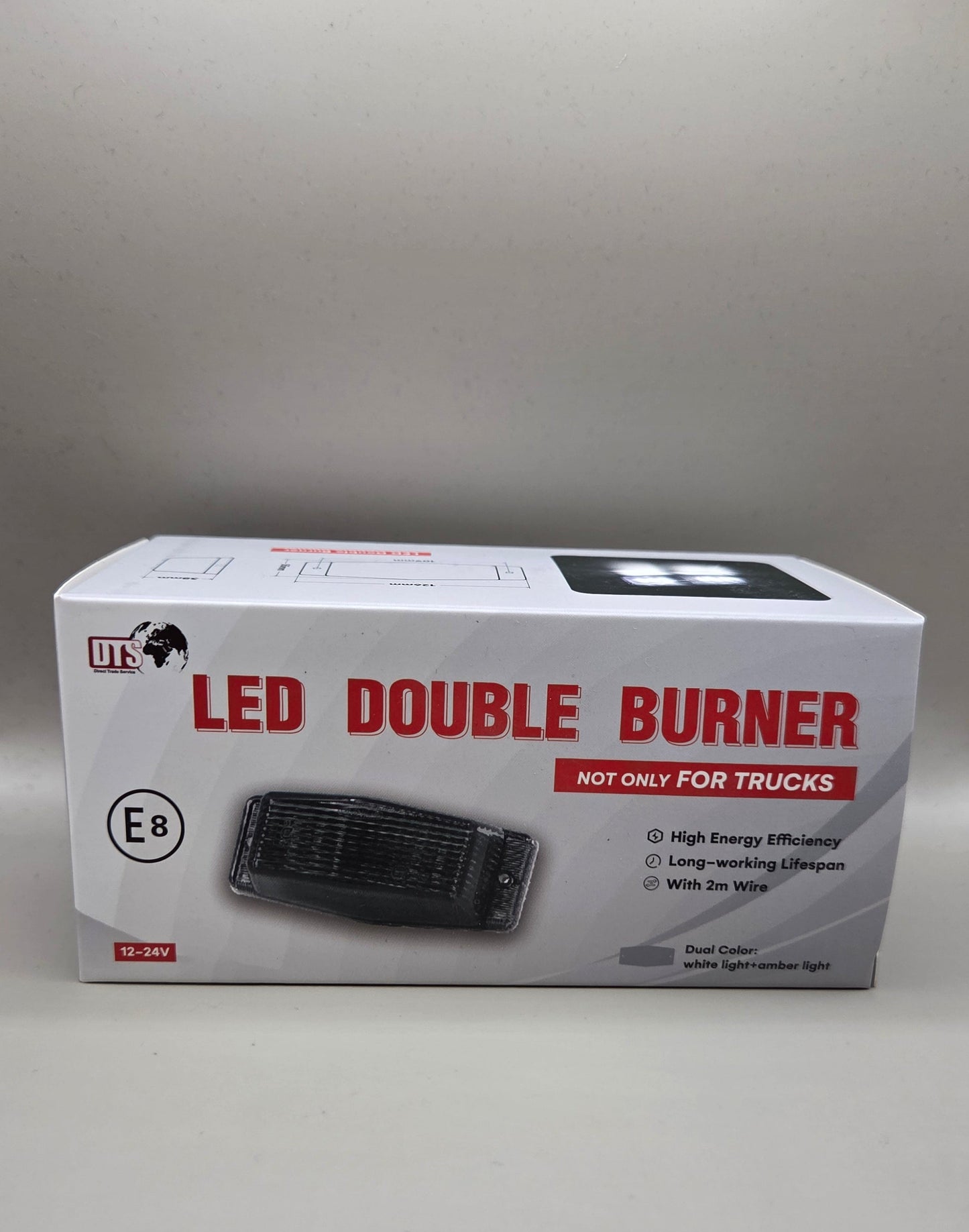 LED Double Burner 12-24V (Smoked)