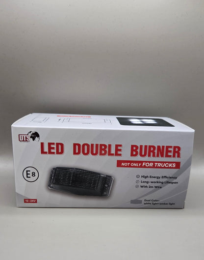 LED Double Burner 12-24V (Smoked)