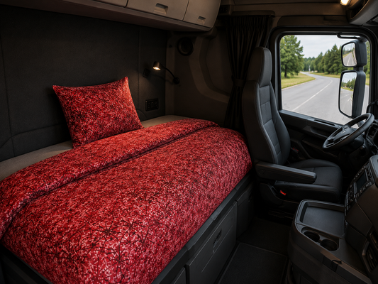 Danish Plush Red Bed Cover 140cm x 200cm (Single)