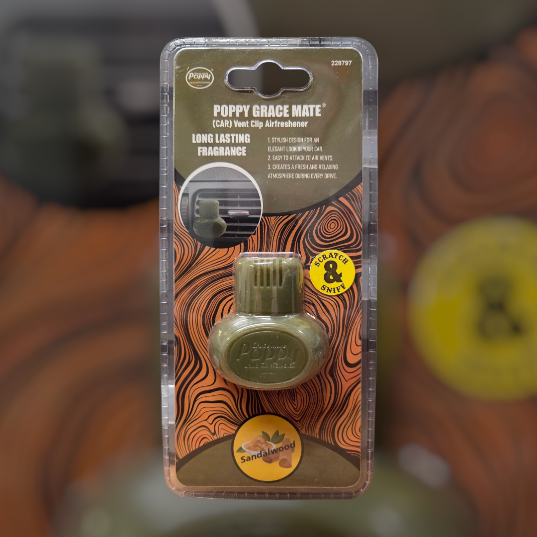 Air Vent Poppy Air Freshner