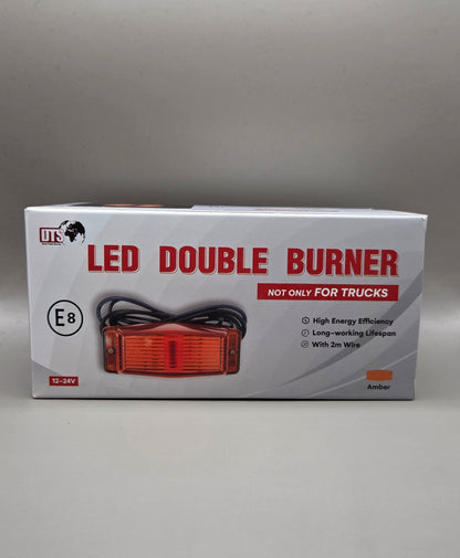 LED Double Burner 12-24V (Amber)