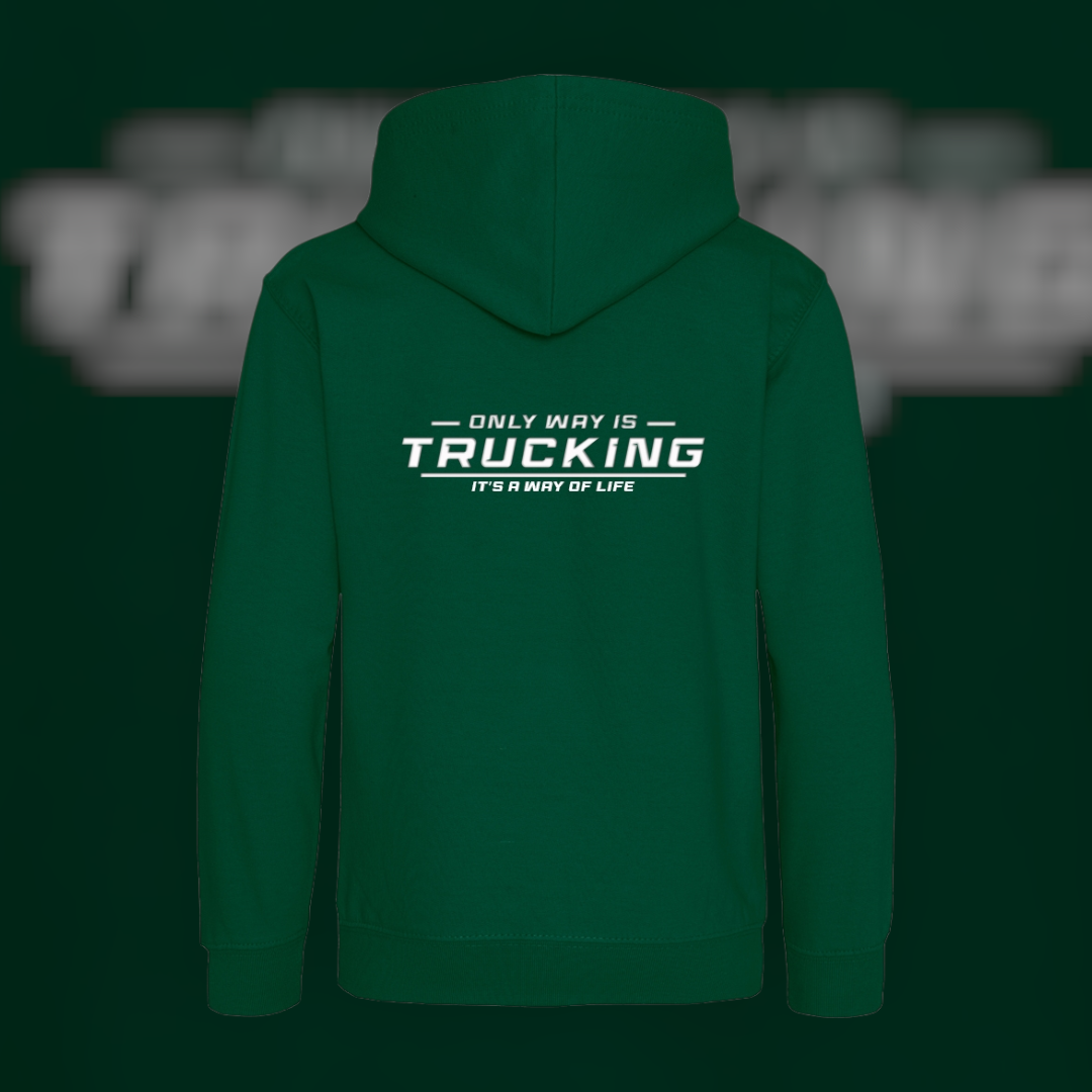 Rainforest Green Kids Hoodie