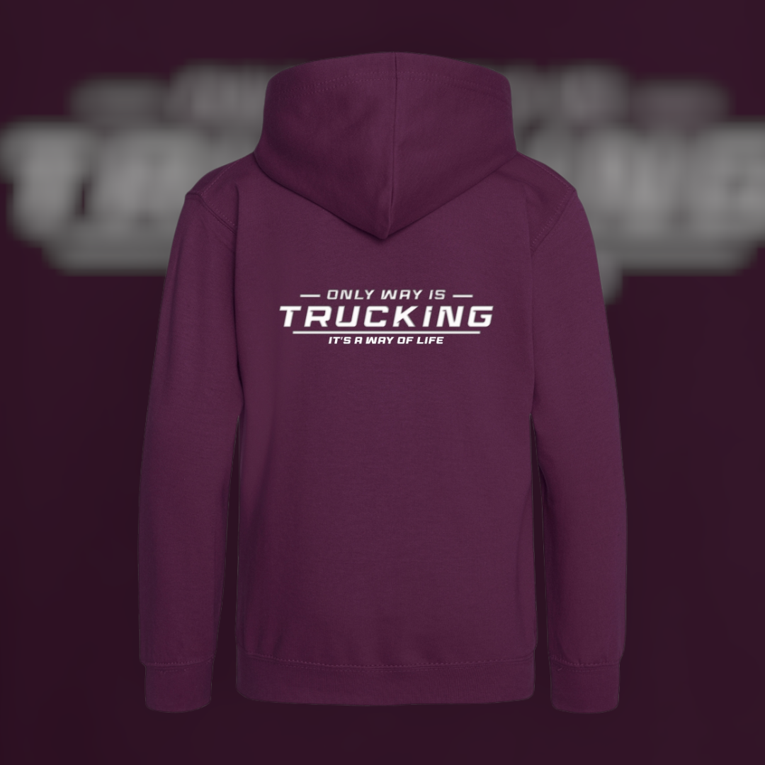 Plum Purple Kids Hoodie